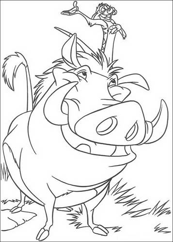 Kids-n-fun.com | 92 coloring pages of Lion King